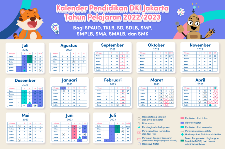 Catat! Kalender Pendidikan DKI Jakarta Tahun Pelajaran 2022/2023